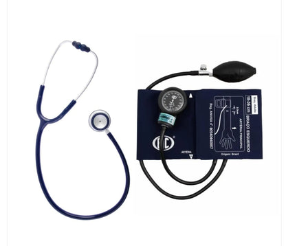 Conjunto BIC Estetoscópio + Esfigmomanômetro New Innova Plus.