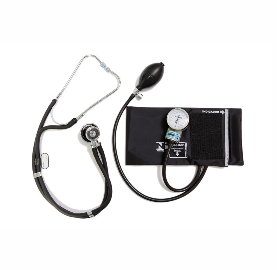 Conjunto Esfigmomanômetro + Estetoscópio P.A.MED.