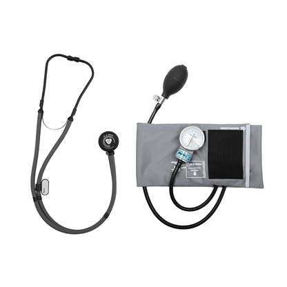 Conjunto Esfigmomanômetro + Estetoscópio P.A.MED Linha Black.