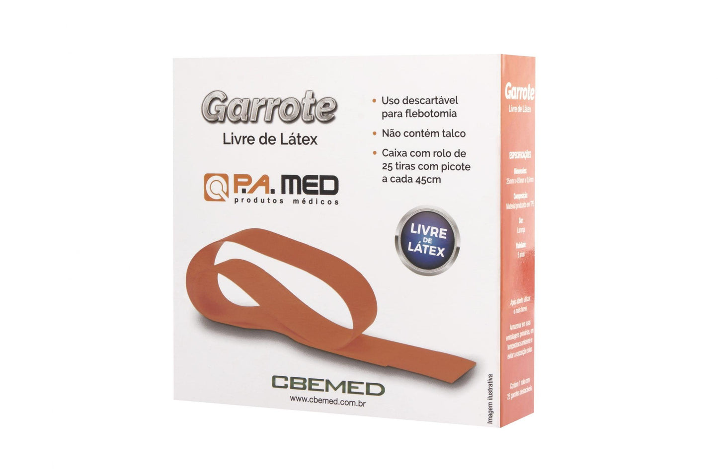 Garrote Descartável - Laranja.